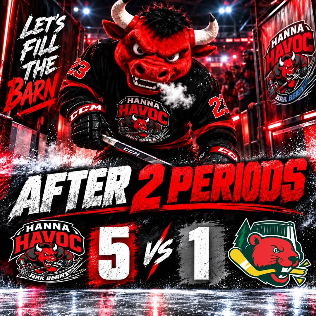 After 2 periods of play.